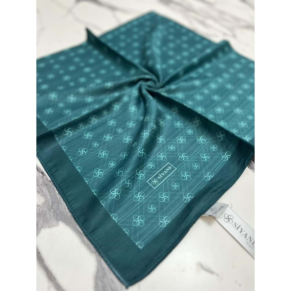 SİYANE MONOGRAM PAMUK EŞARP - 13