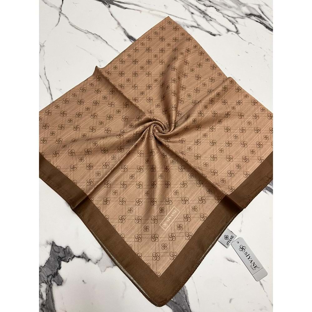 SİYANE MONOGRAM PAMUK EŞARP - 14