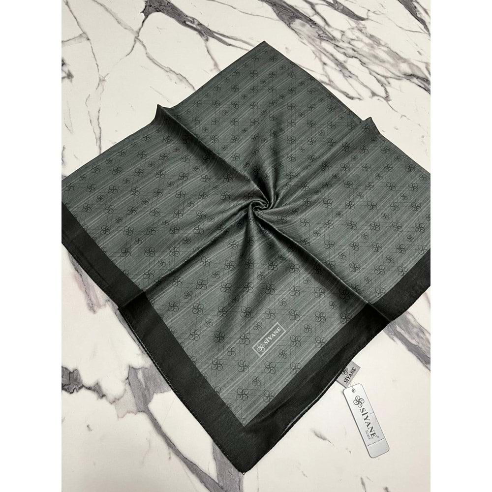 SİYANE MONOGRAM PAMUK EŞARP - 16