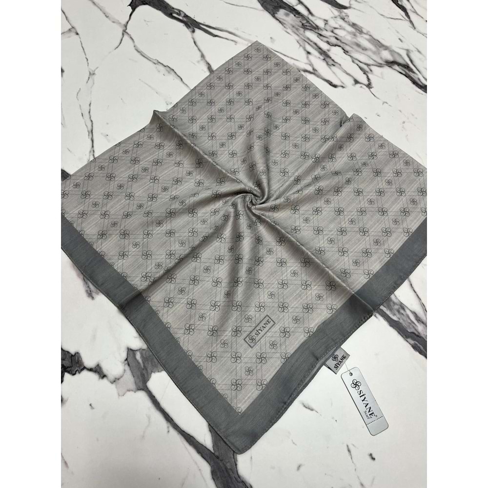 SİYANE MONOGRAM PAMUK EŞARP - 18