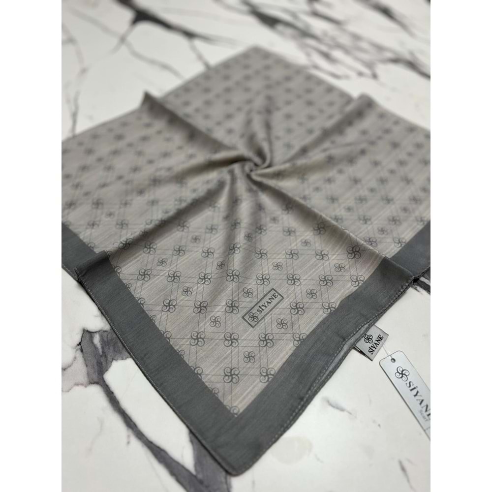 SİYANE MONOGRAM PAMUK EŞARP - 18
