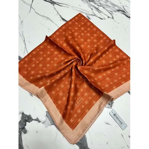 SİYANE MONOGRAM PAMUK EŞARP - 19