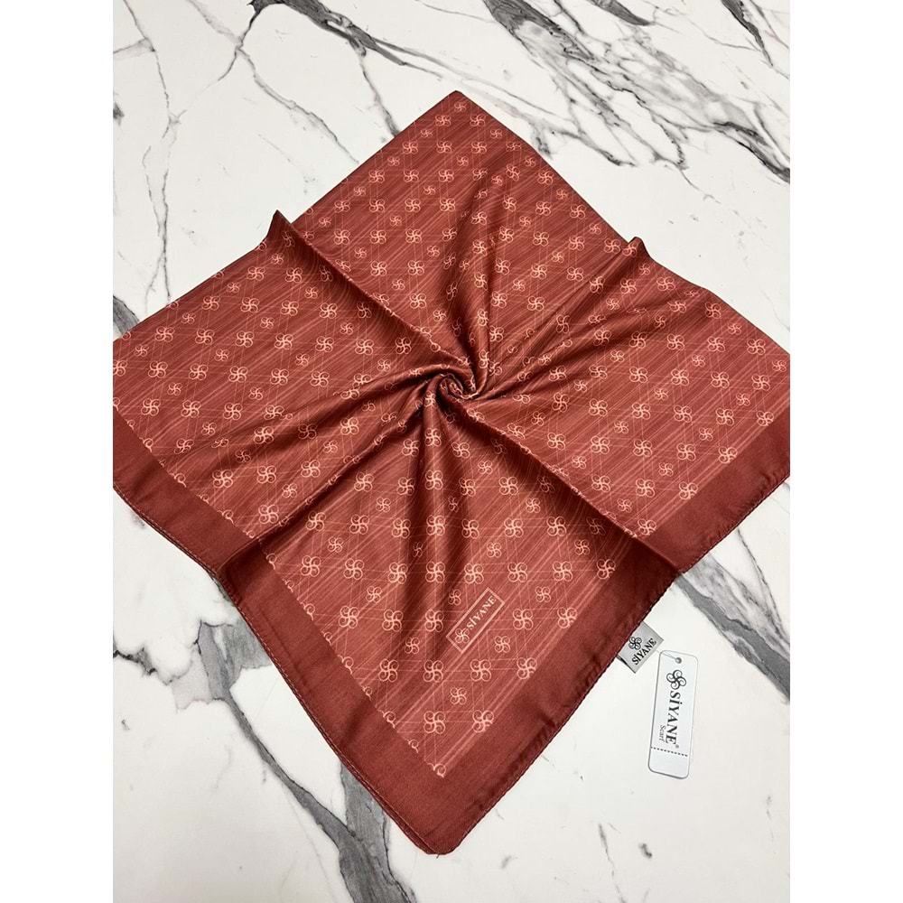 SİYANE MONOGRAM PAMUK EŞARP - 22