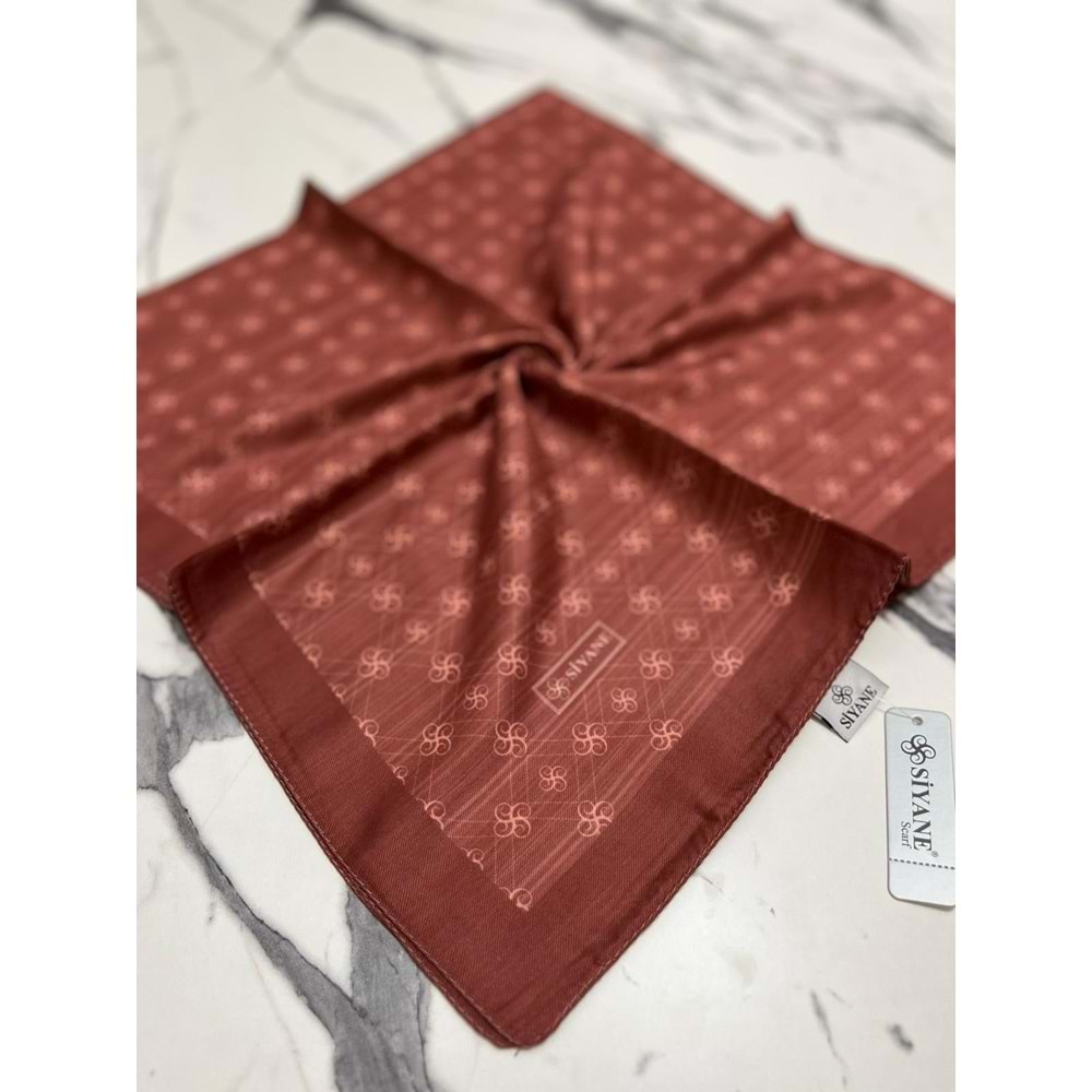 SİYANE MONOGRAM PAMUK EŞARP - 22