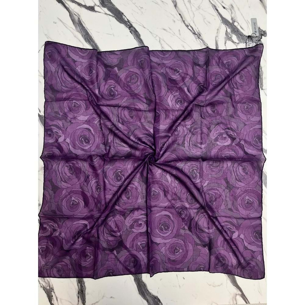 SİYANE NATUREL DESENLİ EŞARP DESEN 1 - 12