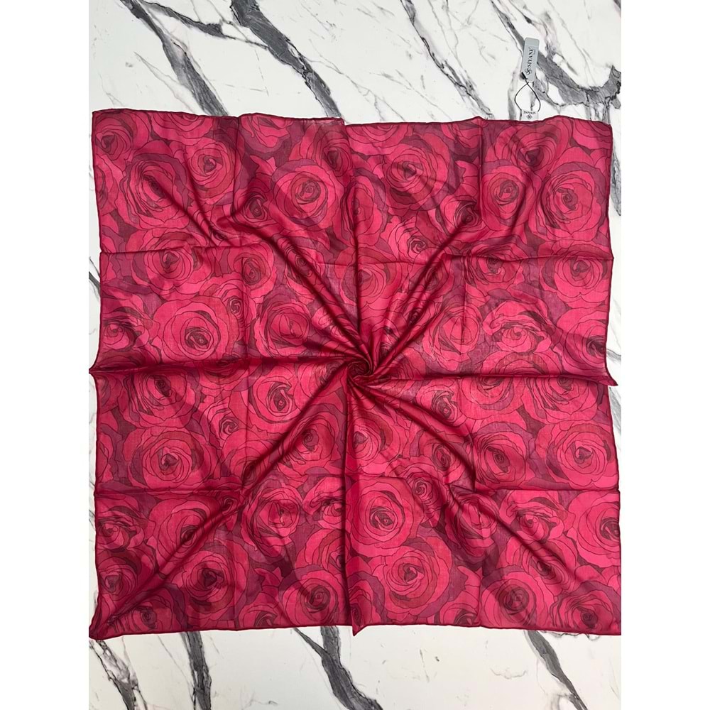 SİYANE NATUREL DESENLİ EŞARP DESEN 1 - 13