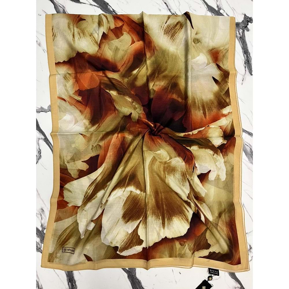 SİYANE CUPRA VİSKON ŞAL DESEN 1 - 9