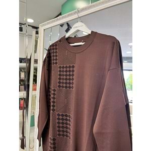 ADN MERSERİZE TUNİK SİMLİ - ACI KAHVE - 1