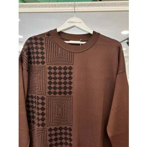 ADN MERSERİZE TUNİK SİMLİ - ACI KAHVE - 1