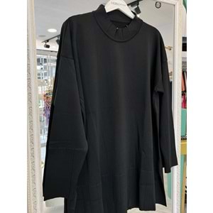 ADN MERSERİZE TUNİK - SİYAH - 2