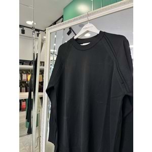 ADN MERSERİZE TUNİK SAÇ ÖRGÜLÜ - SİYAH - 2