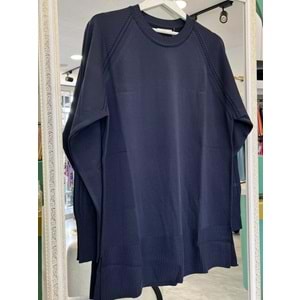 ADN MERSERİZE TUNİK SAÇ ÖRGÜLÜ - LACİVERT - 2