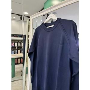 ADN MERSERİZE TUNİK SAÇ ÖRGÜLÜ - LACİVERT - 2