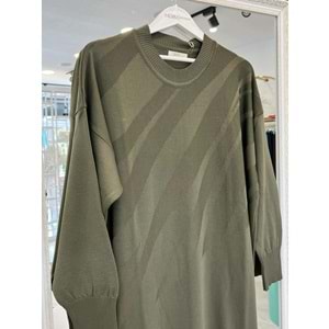 ADN MERSERİZE VEREV ELBİSE - HAKİ - 2