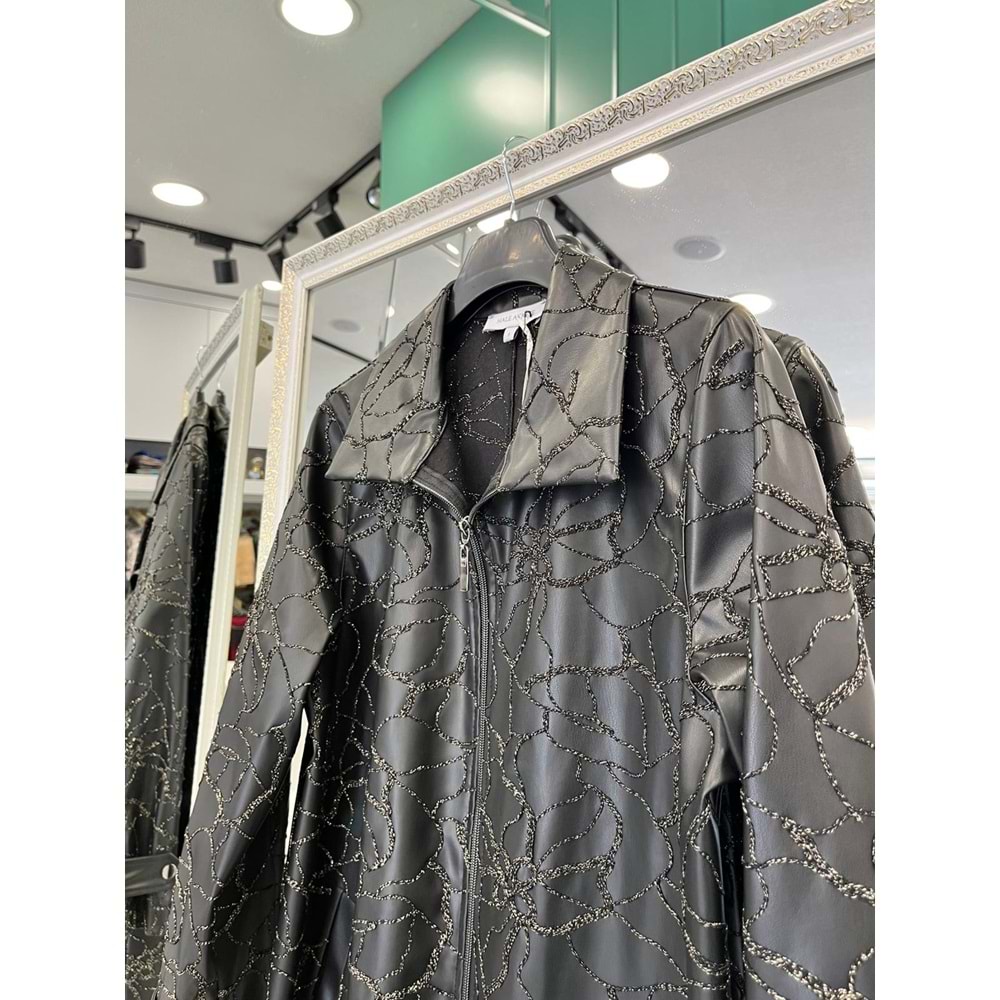 HALE PİVOİNE DERİ KAP - SİYAH - 1