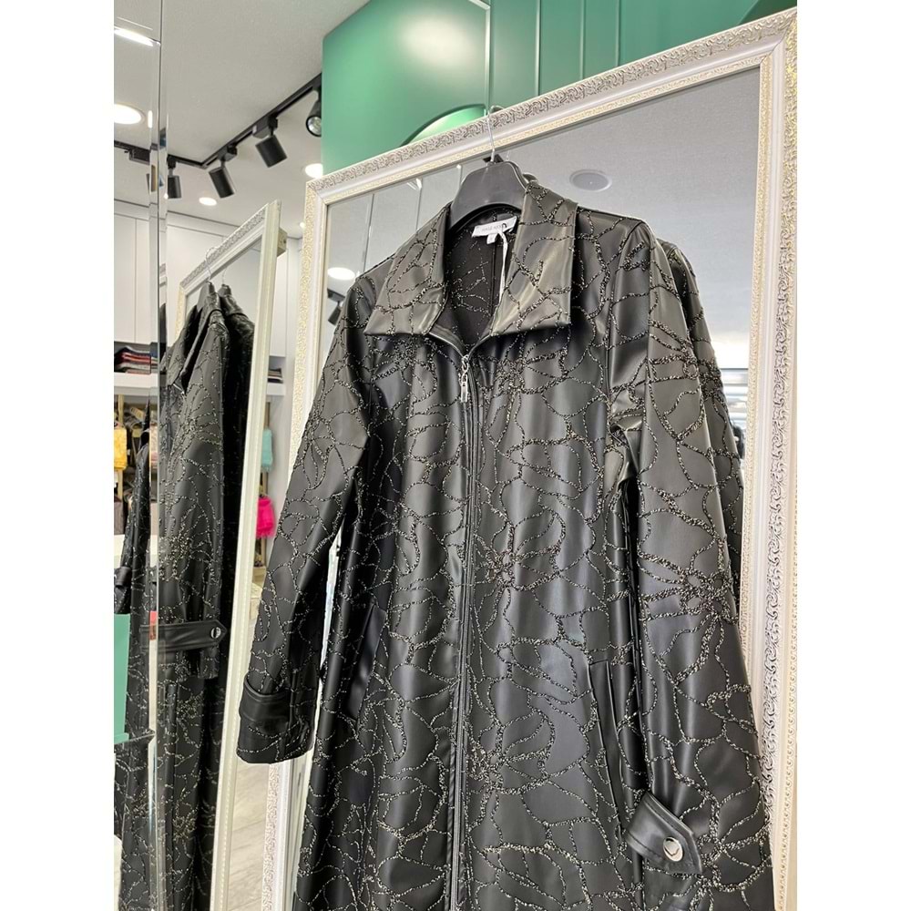 HALE PİVOİNE DERİ KAP - SİYAH - 2