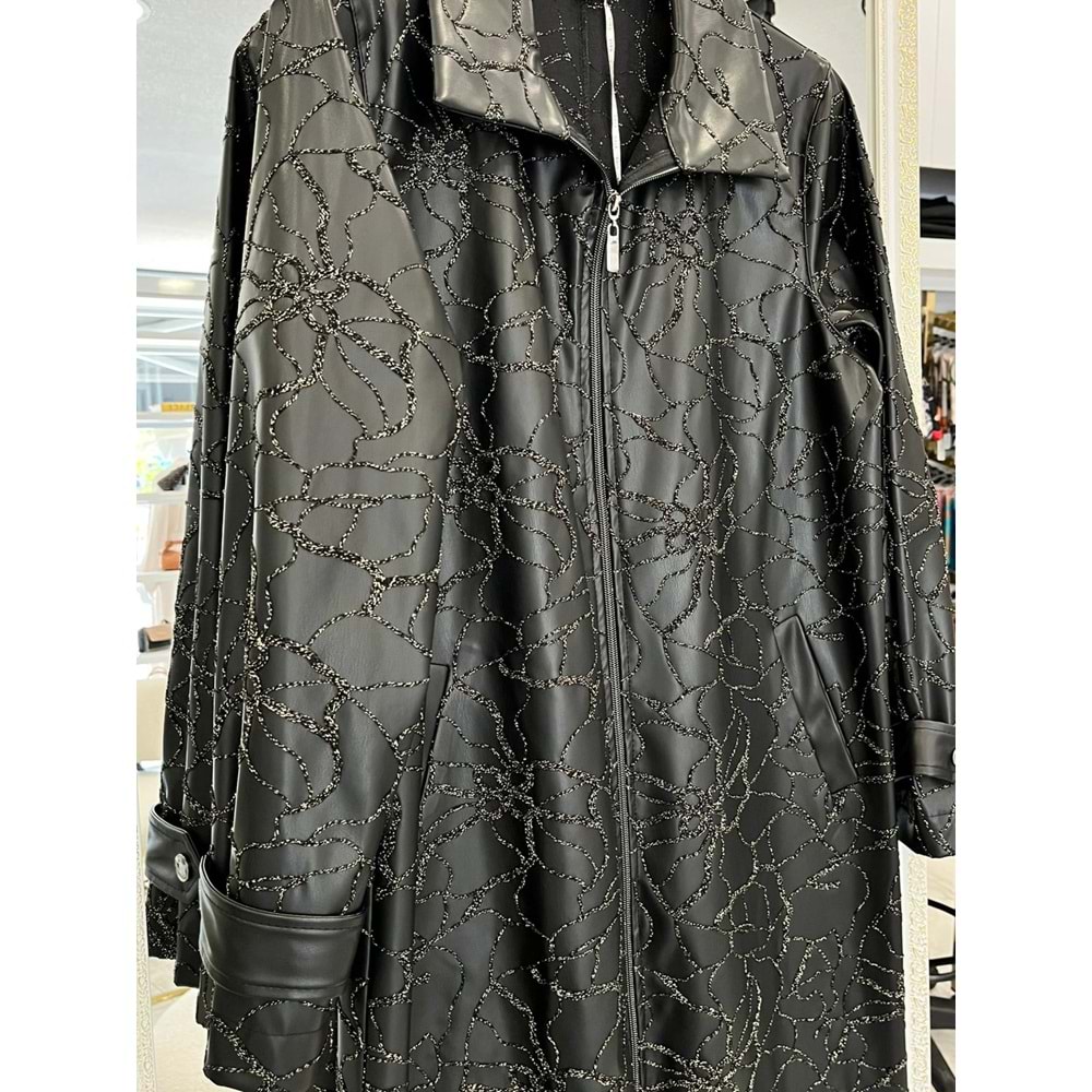 HALE PİVOİNE DERİ KAP - SİYAH - 2