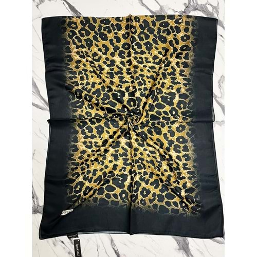 İPEKSELİ LEOPAR DESENLİ ORGANİK PAMUK ŞAL - 4