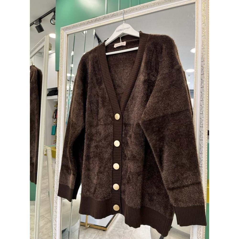 HATUN ANGORA HIRKA (36-42 BEDEN UYUMLU) - ACI KAHVE - STANDART