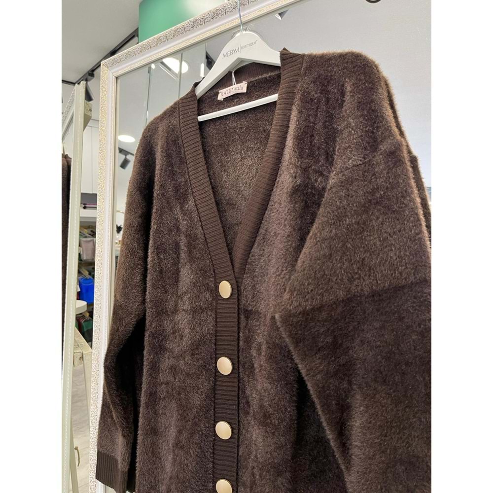 HATUN ANGORA HIRKA (36-42 BEDEN UYUMLU) - ACI KAHVE - STANDART