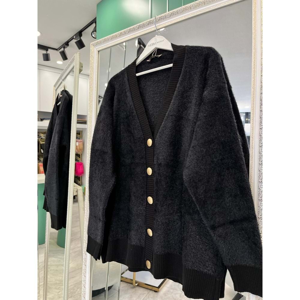 HATUN ANGORA HIRKA (36-42 BEDEN UYUMLU) - SİYAH - STANDART
