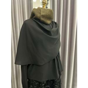 VATKATEX GÜLLÜ ETEKLİ TAKIM - SİYAH - 46