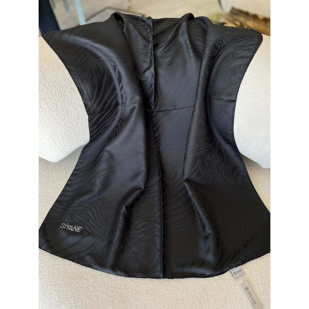 SİYANE ZEBRA DESEN JAKARLI ŞAL - 1