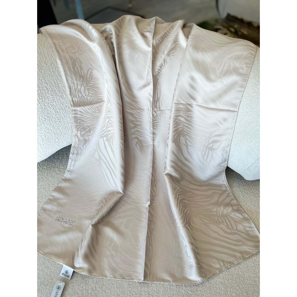 SİYANE ZEBRA DESEN JAKARLI ŞAL - 2