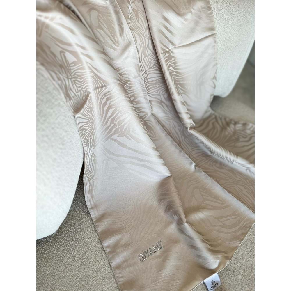 SİYANE ZEBRA DESEN JAKARLI ŞAL - 2