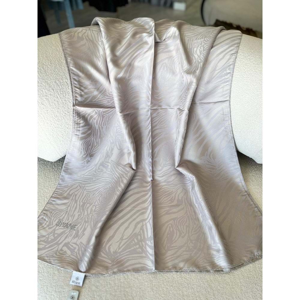 SİYANE ZEBRA DESEN JAKARLI ŞAL - 3 - STANDART