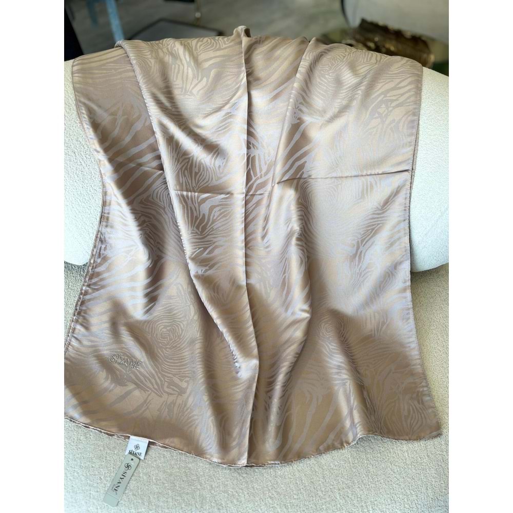 SİYANE ZEBRA DESEN JAKARLI ŞAL - 8 - STANDART