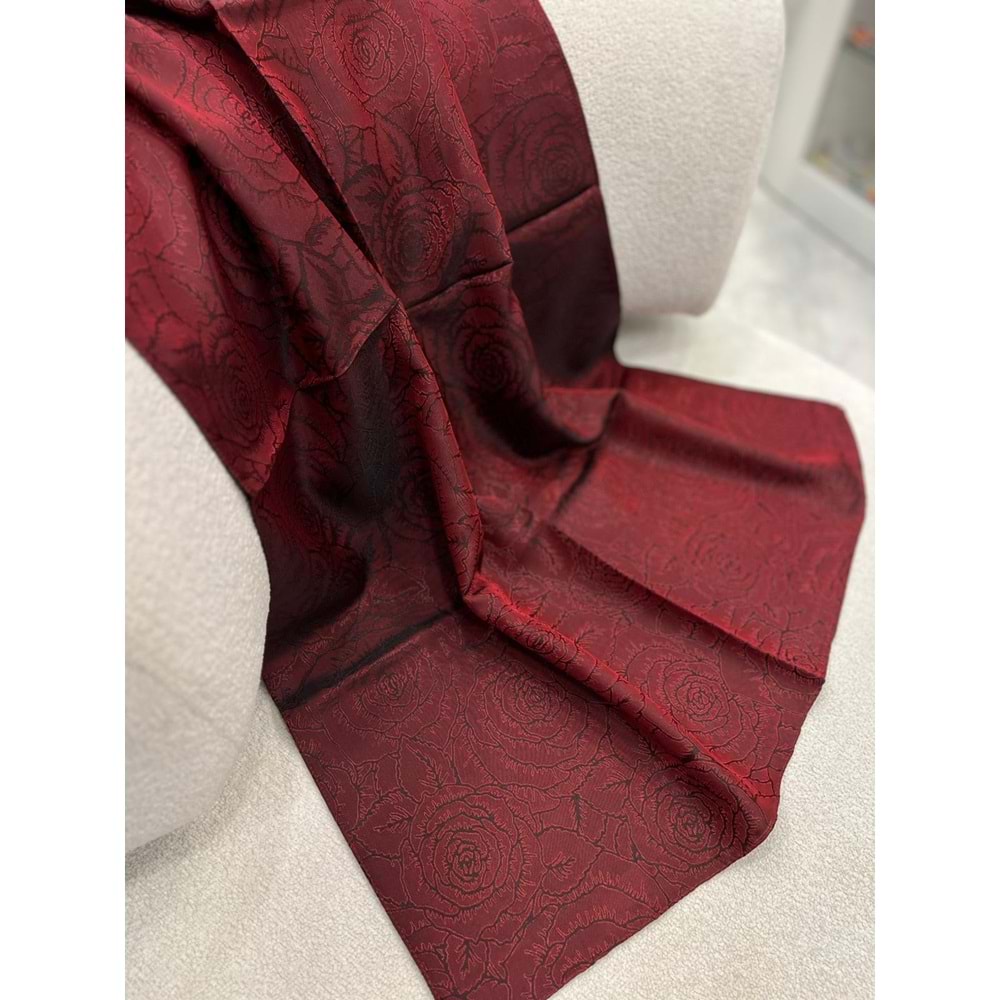 İPEKSELİ VUAL JAKAR ŞAL GÜL DESEN - 1