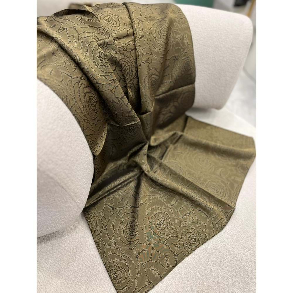 İPEKSELİ VUAL JAKAR ŞAL GÜL DESEN - 7