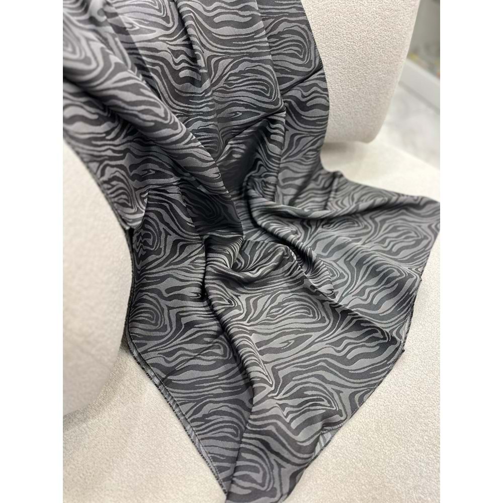 İPEKSELİ ZEBRA DESEN JAKAR ŞAL - 2