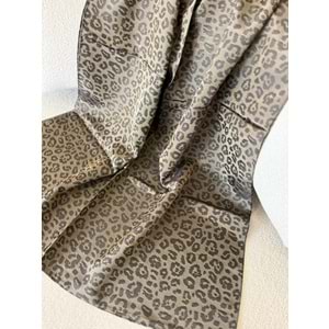 İPEKSELİ LEOPAR DESEN JAKAR ŞAL - 2