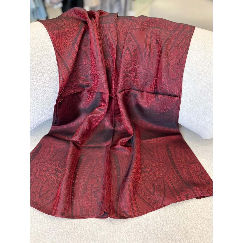 İPEKSELİ ETNİK DESEN JAKARLI ŞAL - 1