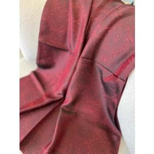 İPEKSELİ KENDİNDEN DESENLİ JAKARLI ŞAL - 1