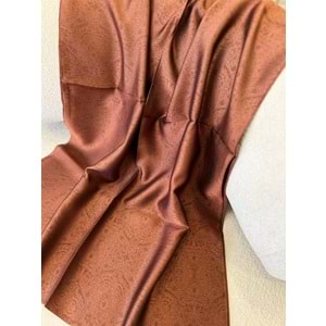 İPEKSELİ KENDİNDEN DESENLİ JAKARLI ŞAL - 10