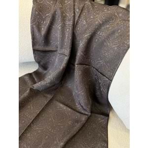 İPEKSELİ KENDİNDEN DESENLİ JAKARLI ŞAL - 17