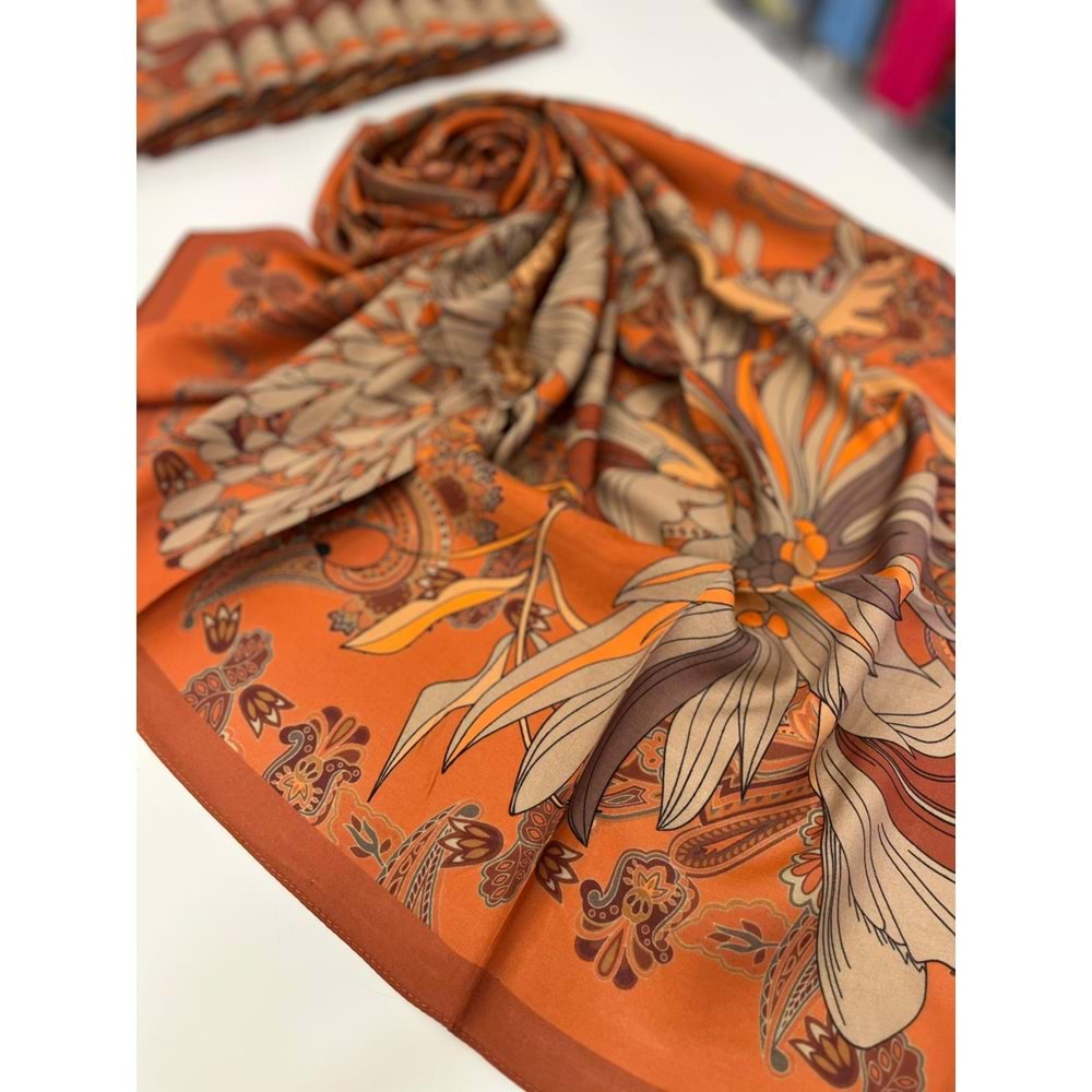 ED SCARF VİSKON FLOŞ EŞARP - 1