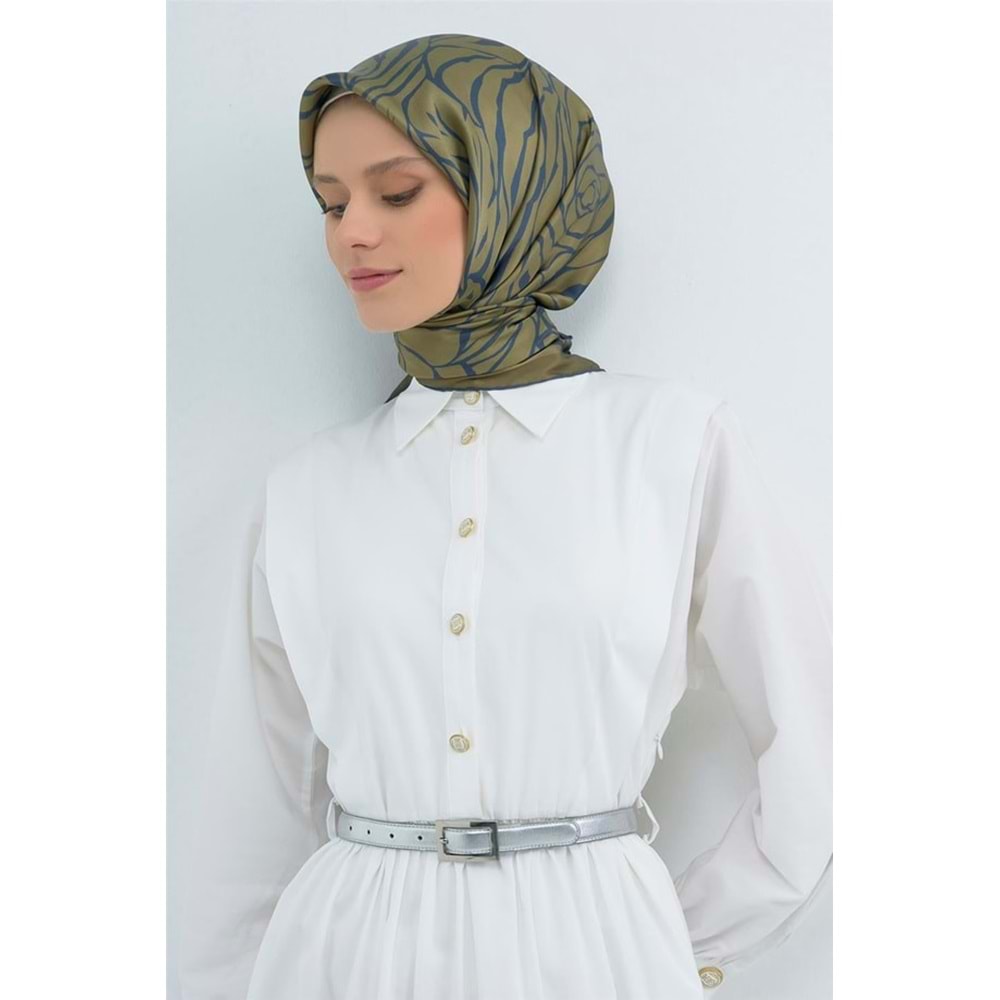 ARMİNE SAF İPEK EŞARP 2026 İLKBAHAR-YAZ DESEN 11 - 1