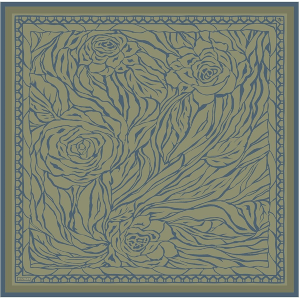 ARMİNE SAF İPEK EŞARP 2026 İLKBAHAR-YAZ DESEN 11 - 1